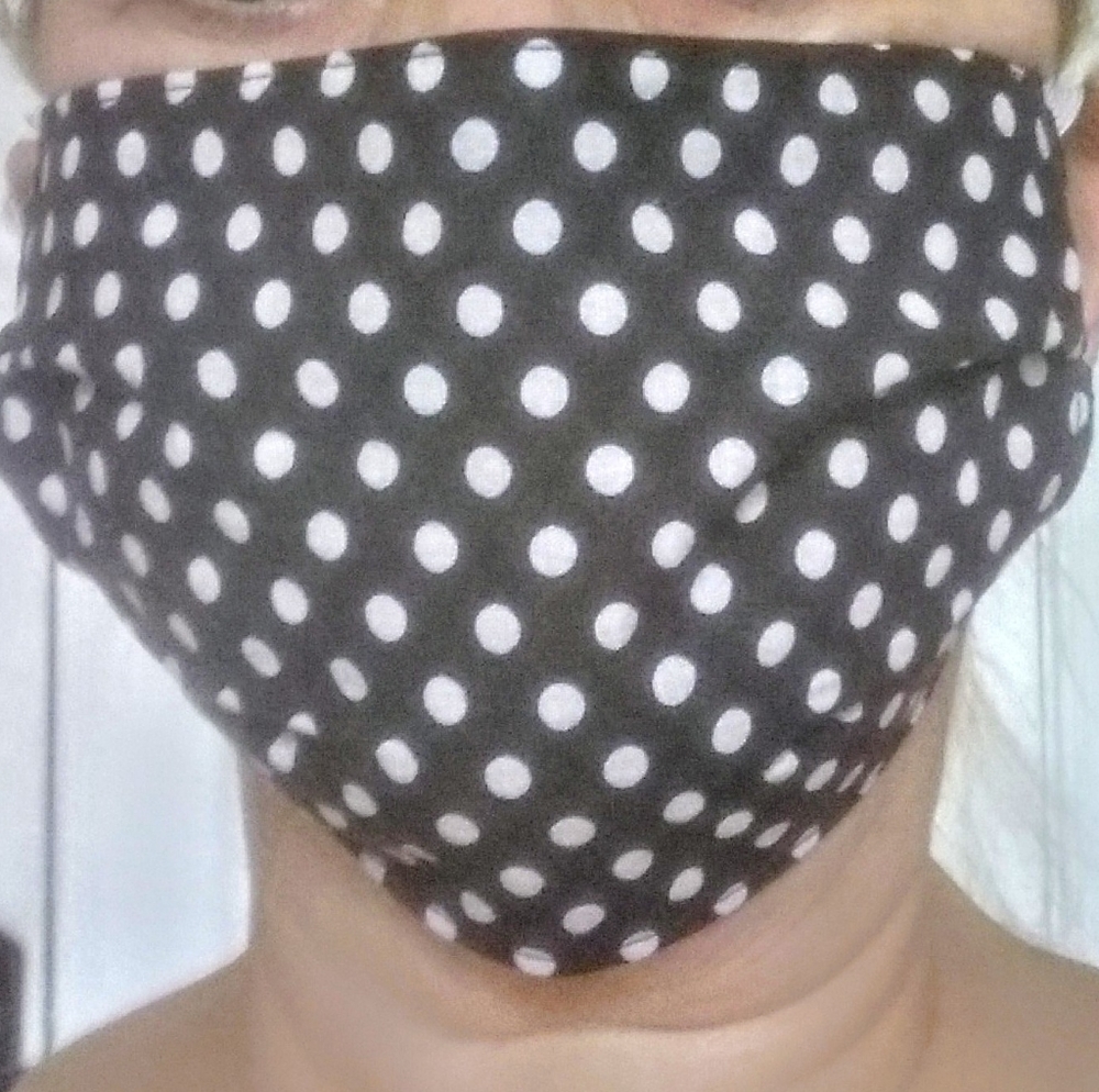 NWOT Reusable face mask new 2 ply reversible